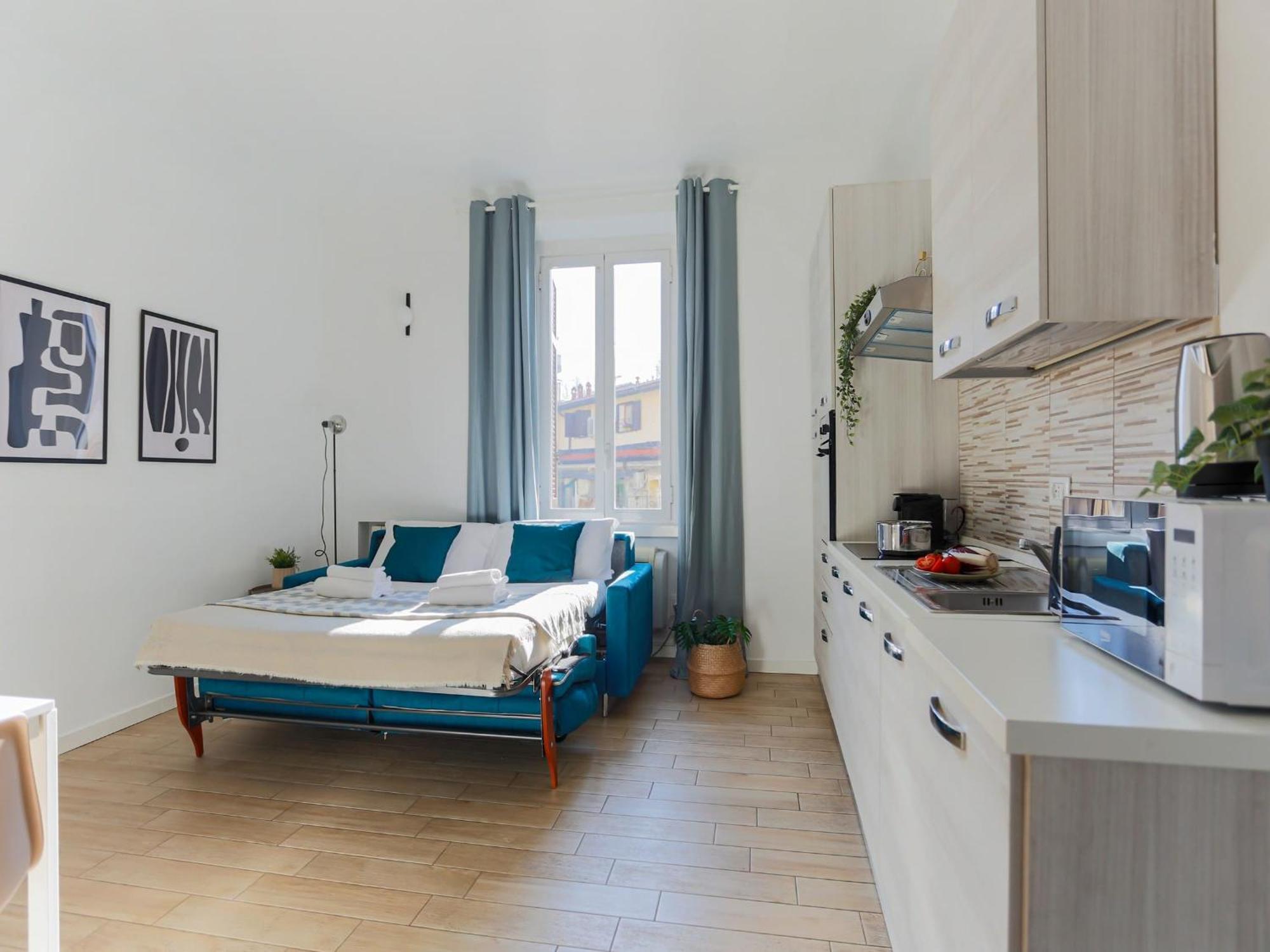 The Rent - Spacious Two Bedrooms Near Porta Romana * Milano